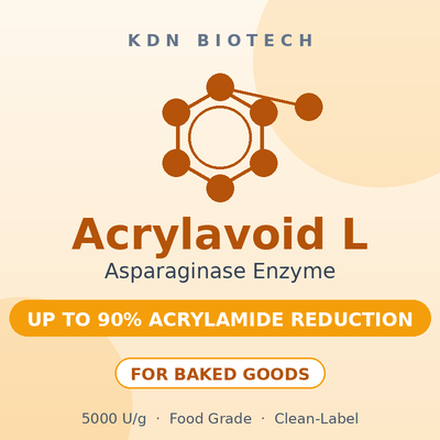 Un bon prix. Enzyme asparaginase Acrylavoid L 5000 U/g Aide à la réduction de l'acrylamide de qualité alimentaire pour la cuisson des biscuits à pain en ligne