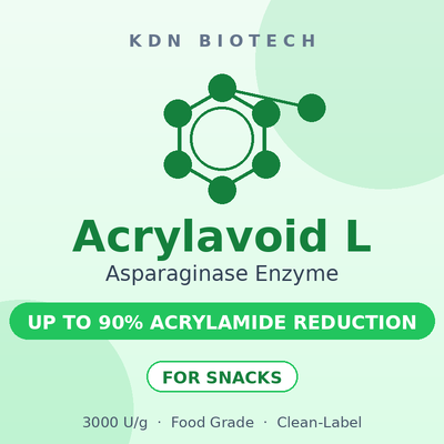 Un bon prix. Enzyme asparaginase Acrylavoid L 3000 U/g Aide à la réduction de l'acrylamide de qualité alimentaire pour les collations de chips de pomme de terre en ligne